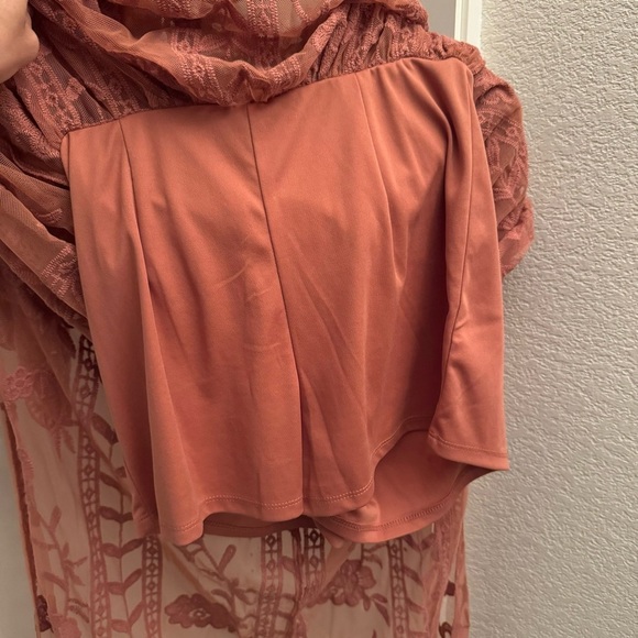 Socialite Lace Maxi Romper Dress - Picture 8 of 11